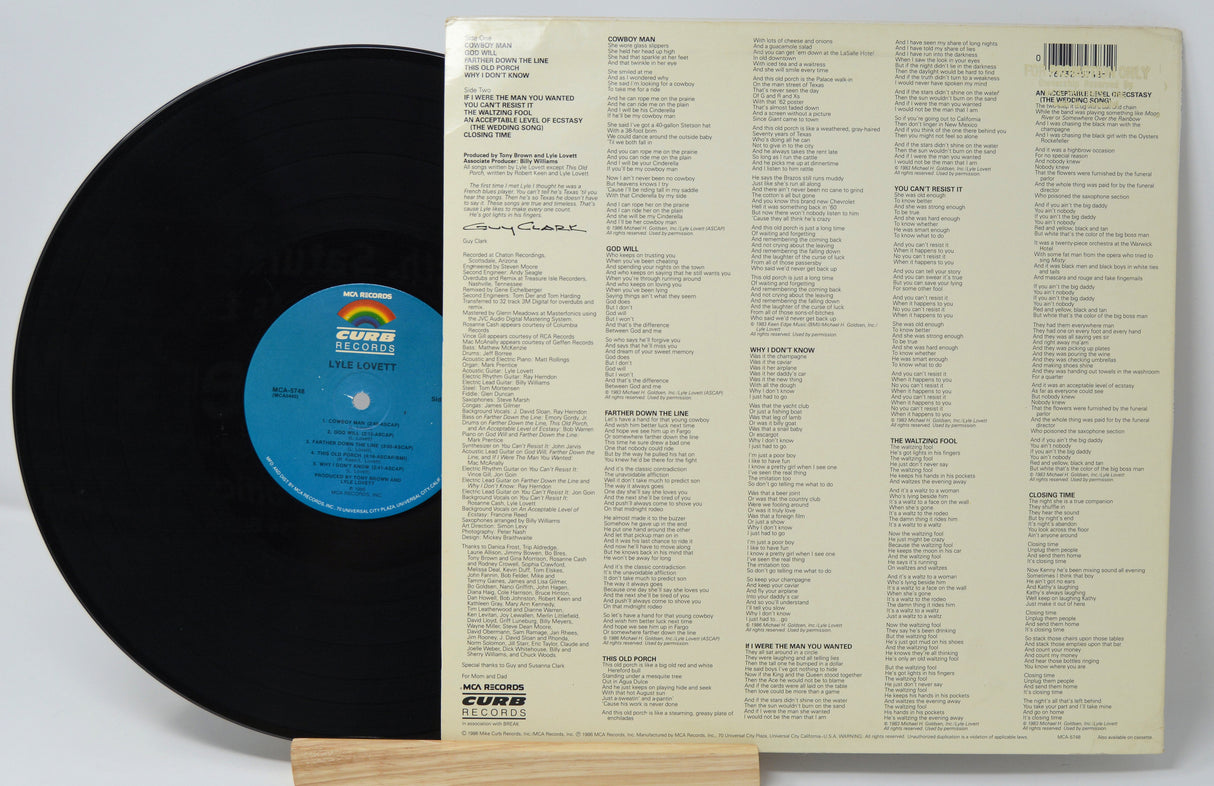 Lovett, Lyle - Self Titled