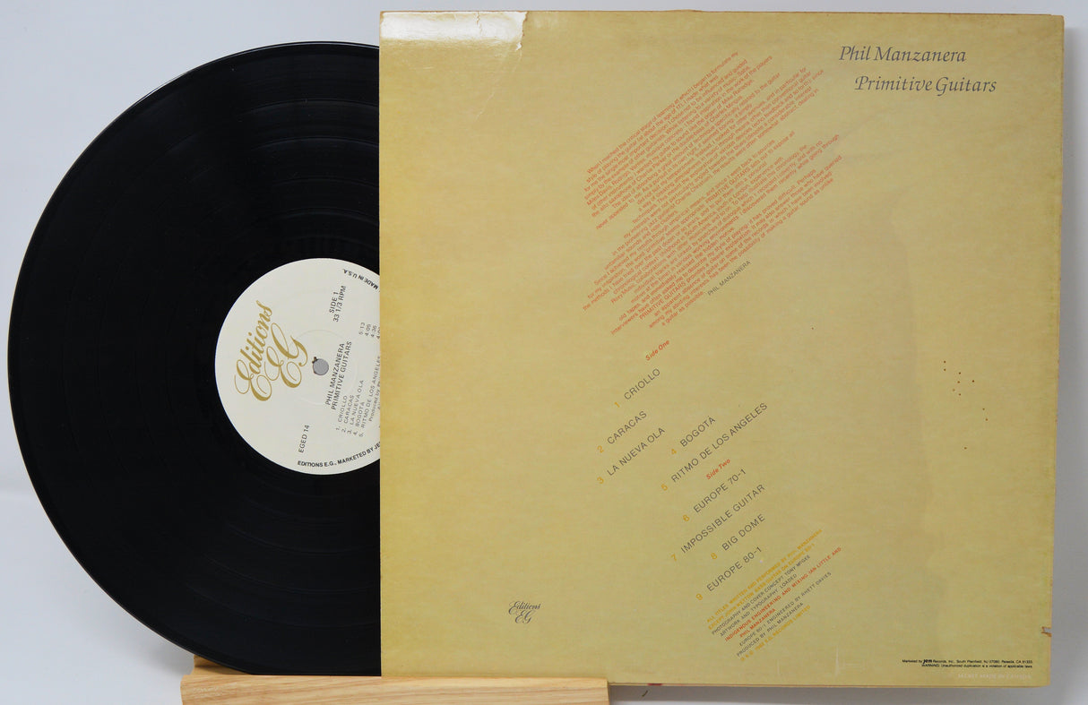 Manzanera, Phil - Primitive Guitars