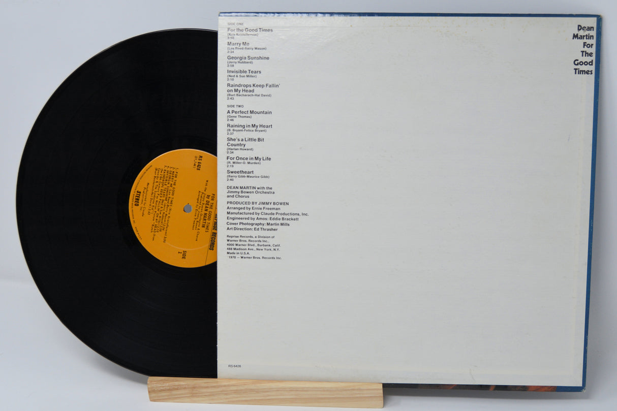 Martin, Dean - For The Good Times