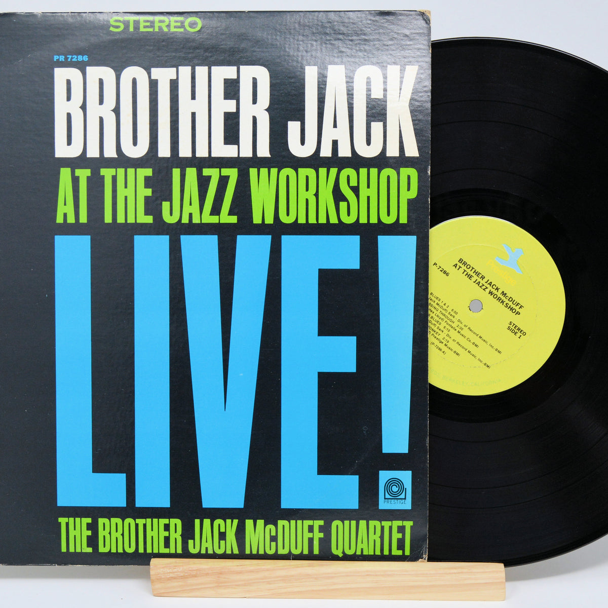 Jack McDuff Live!, Vinyl Record Album LP, Prestige PR 7286 Joe's Albums