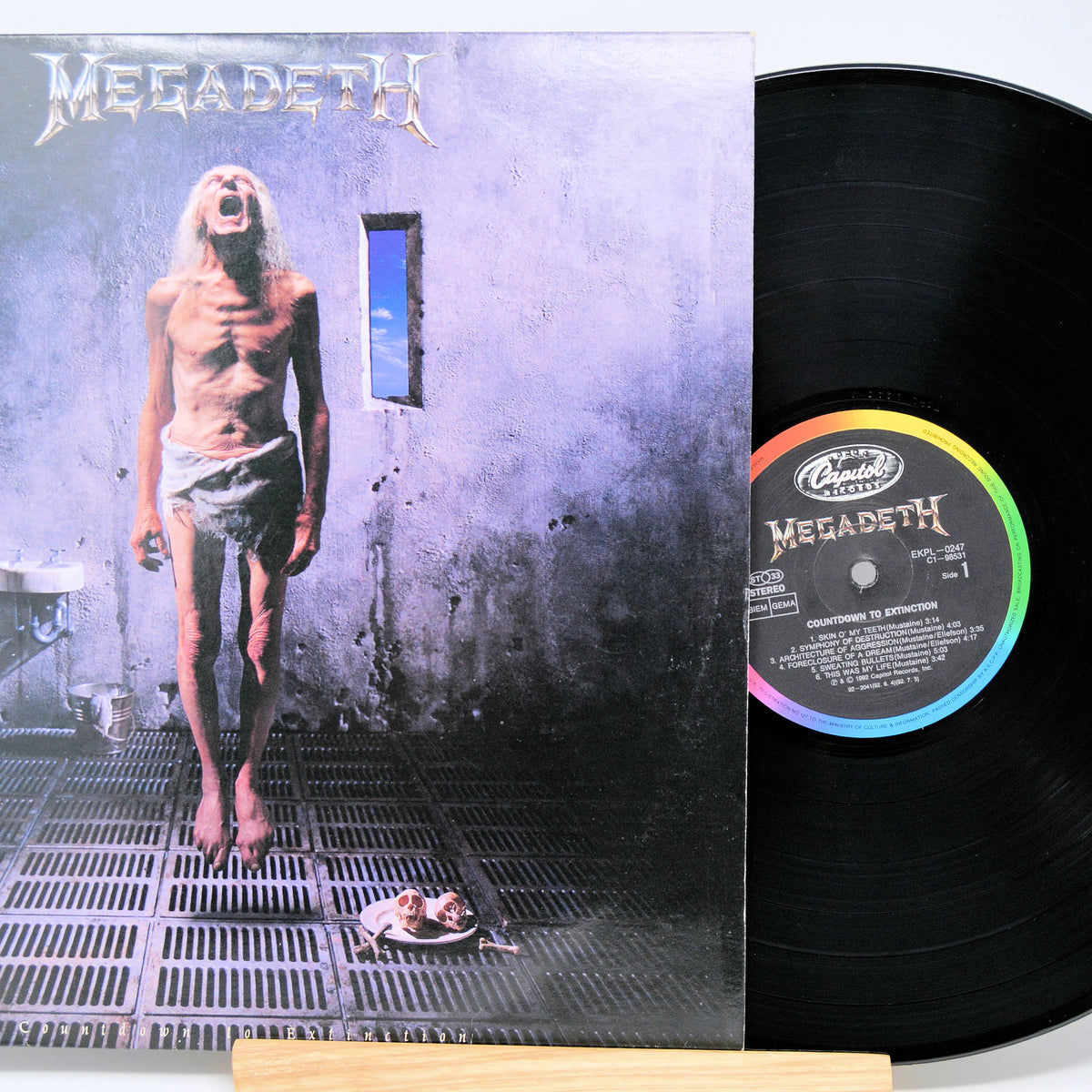 Megadeth Countdown To Extinction, Vinyl Record Album LP, Used Joe's