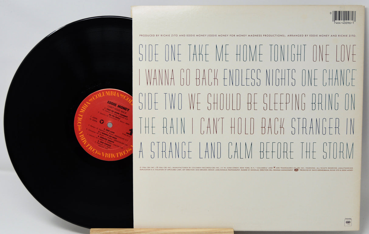 Money, Eddie - Can't Hold Back