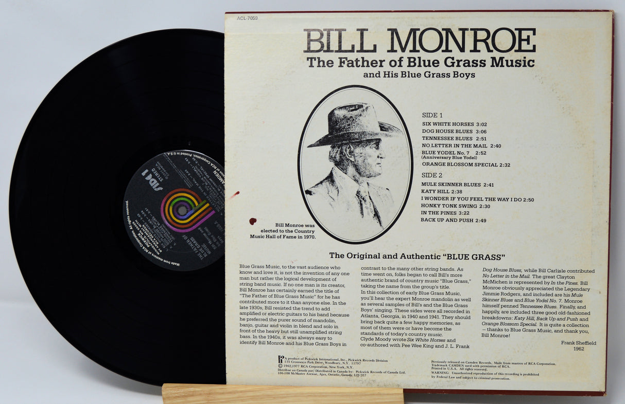 Monroe, Bill - Father Of Blue Grass Music