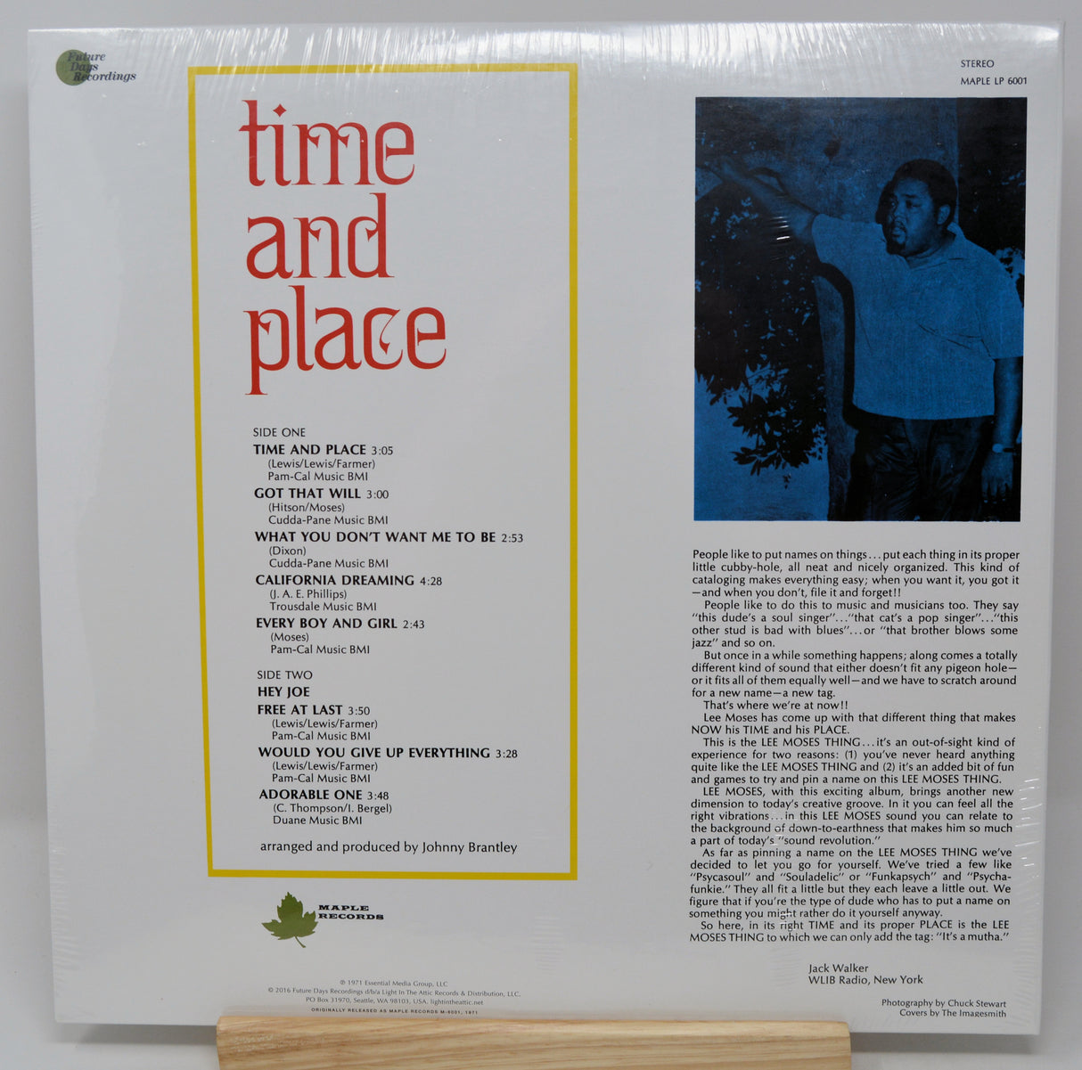 Moses, Lee - Time And Place