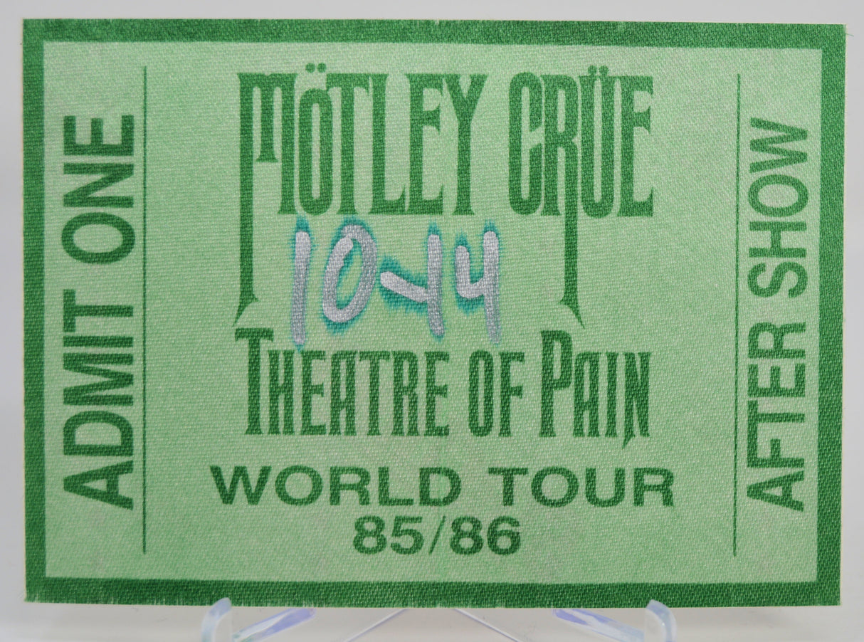 Motley Crue - Backstage Pass & Ticket 85-86