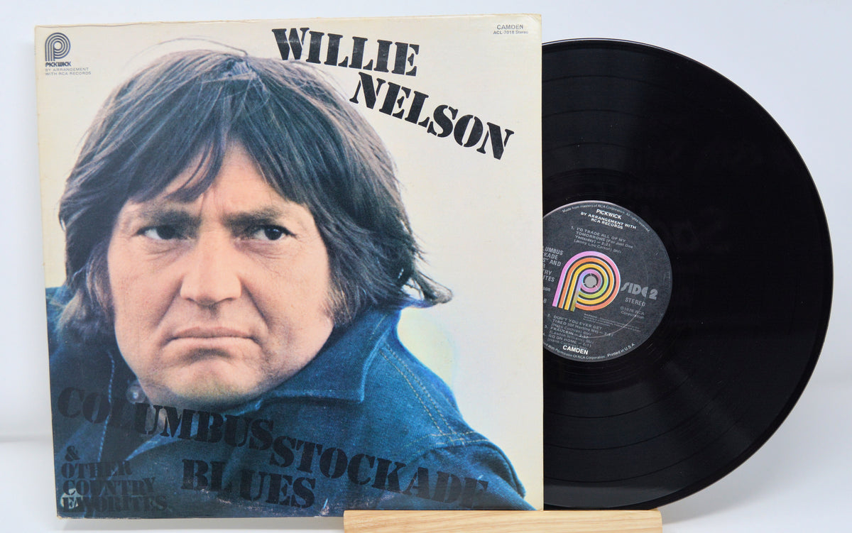 Willie Nelson Columbus Stockade Blues, vinyl Record Album LP Joe's