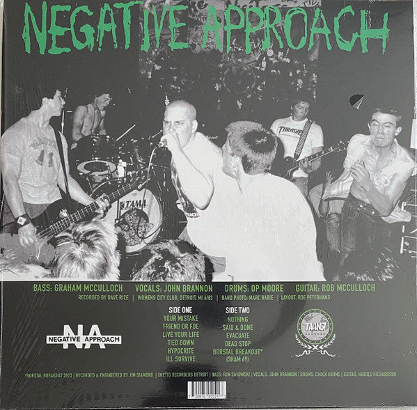 Negative Approach - Tied Down Demo 6/83