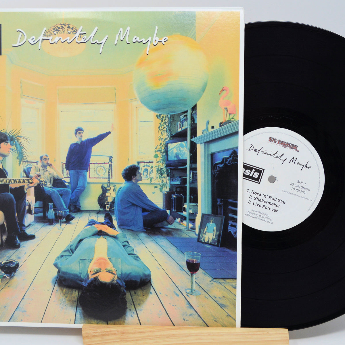 Oasis Definitely Maybe, Vinyl Record Album LP, Used Joe