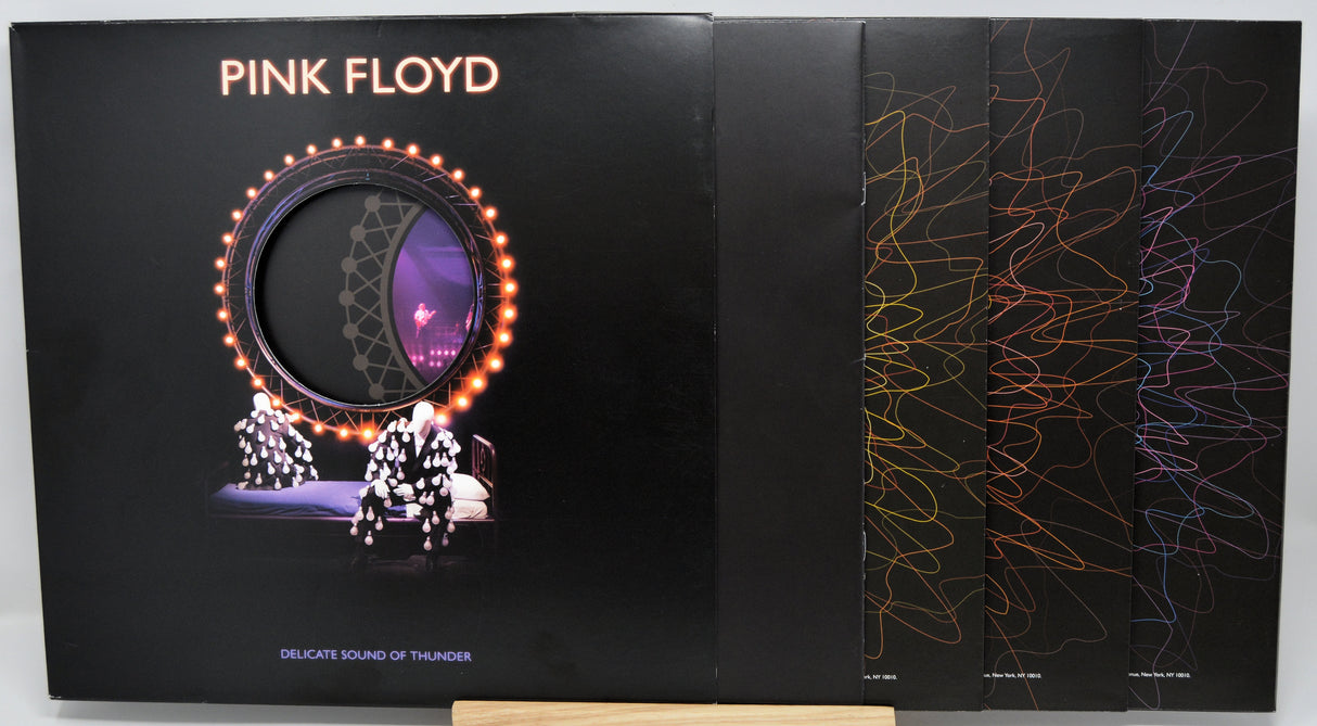 Pink Floyd album cover with a stylized depiction of the London Eye.