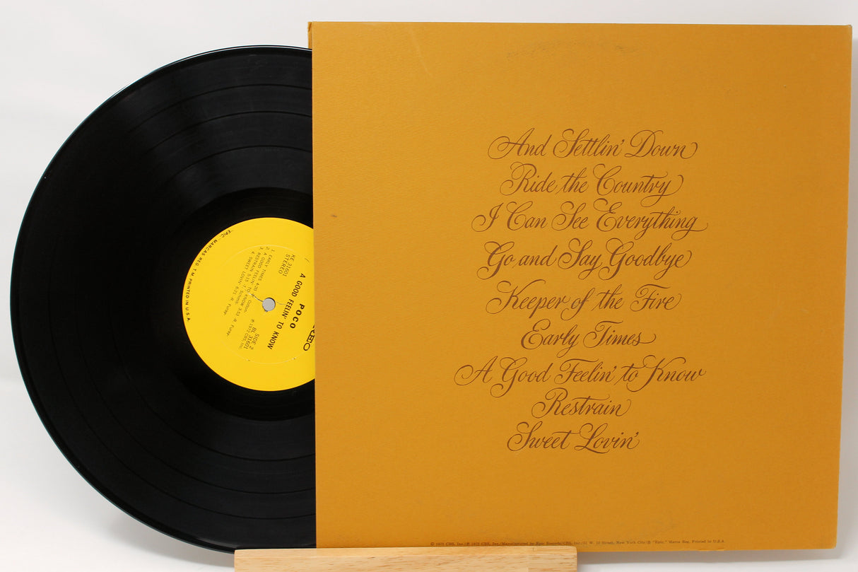 Poco - Good Feelin To Know