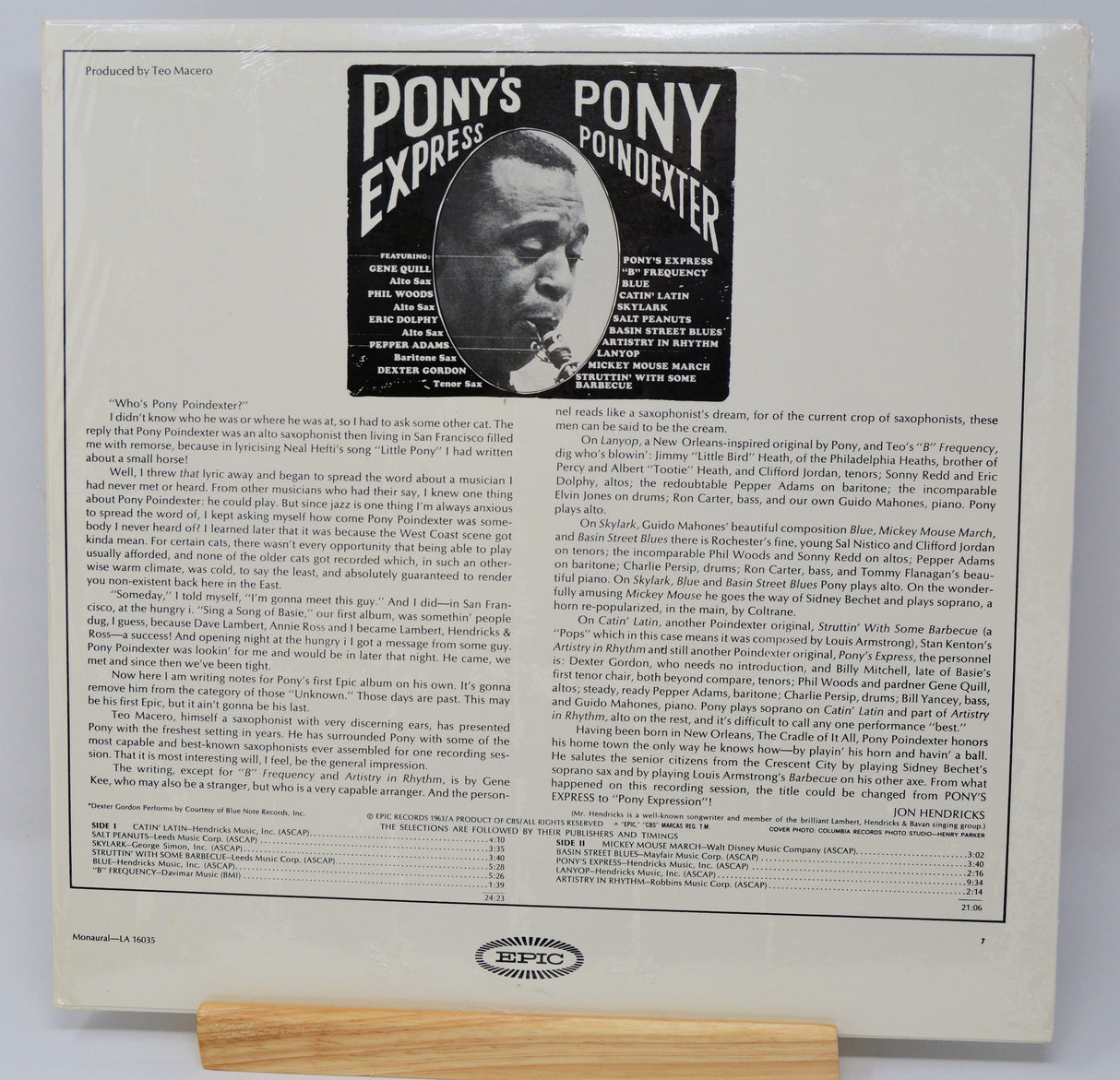 Pony Poindexter – Pony's Express