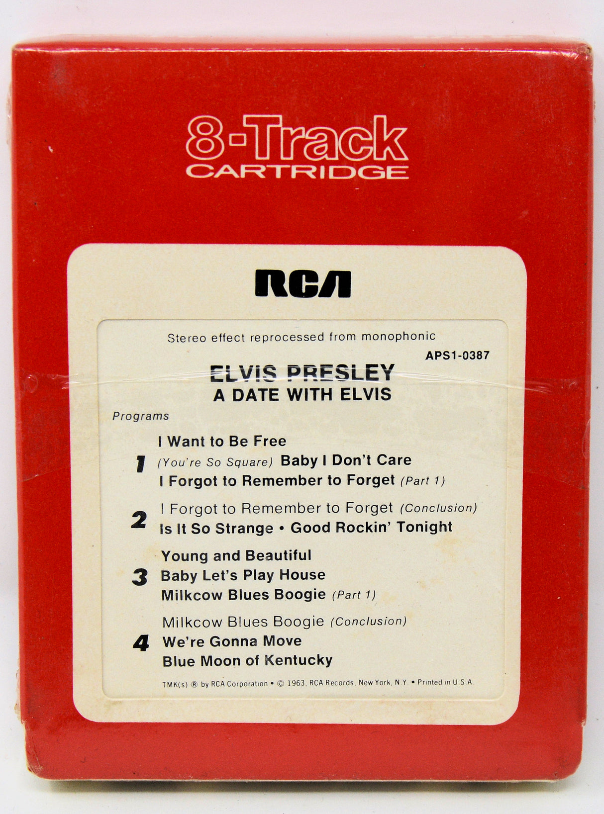 Presley, Elvis - A Date With Elvis (8-Track)