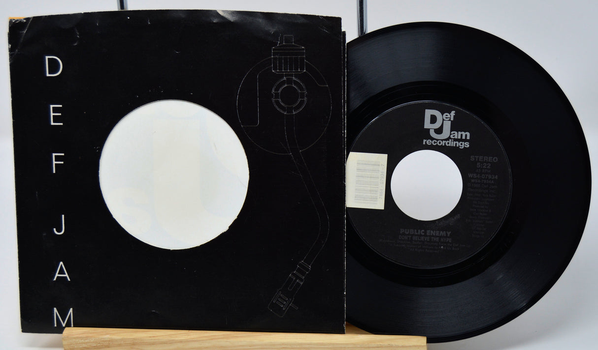 Vinyl record with 'Def Jam' label on a white background
