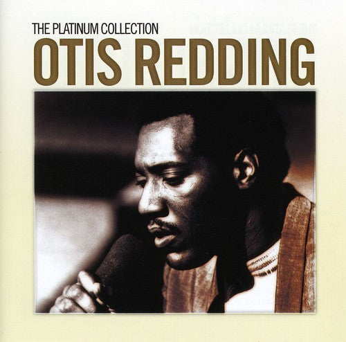 Album cover of Otis Redding's 'The Platinum Collection' with a portrait of the artist.