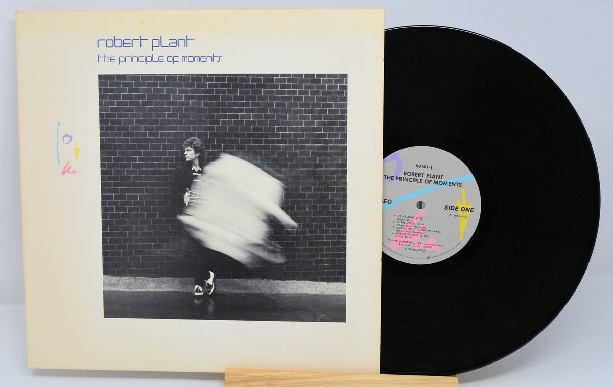 Robert Plant - Principle of Moments vinyl record with album cover and record inside a sleeve.