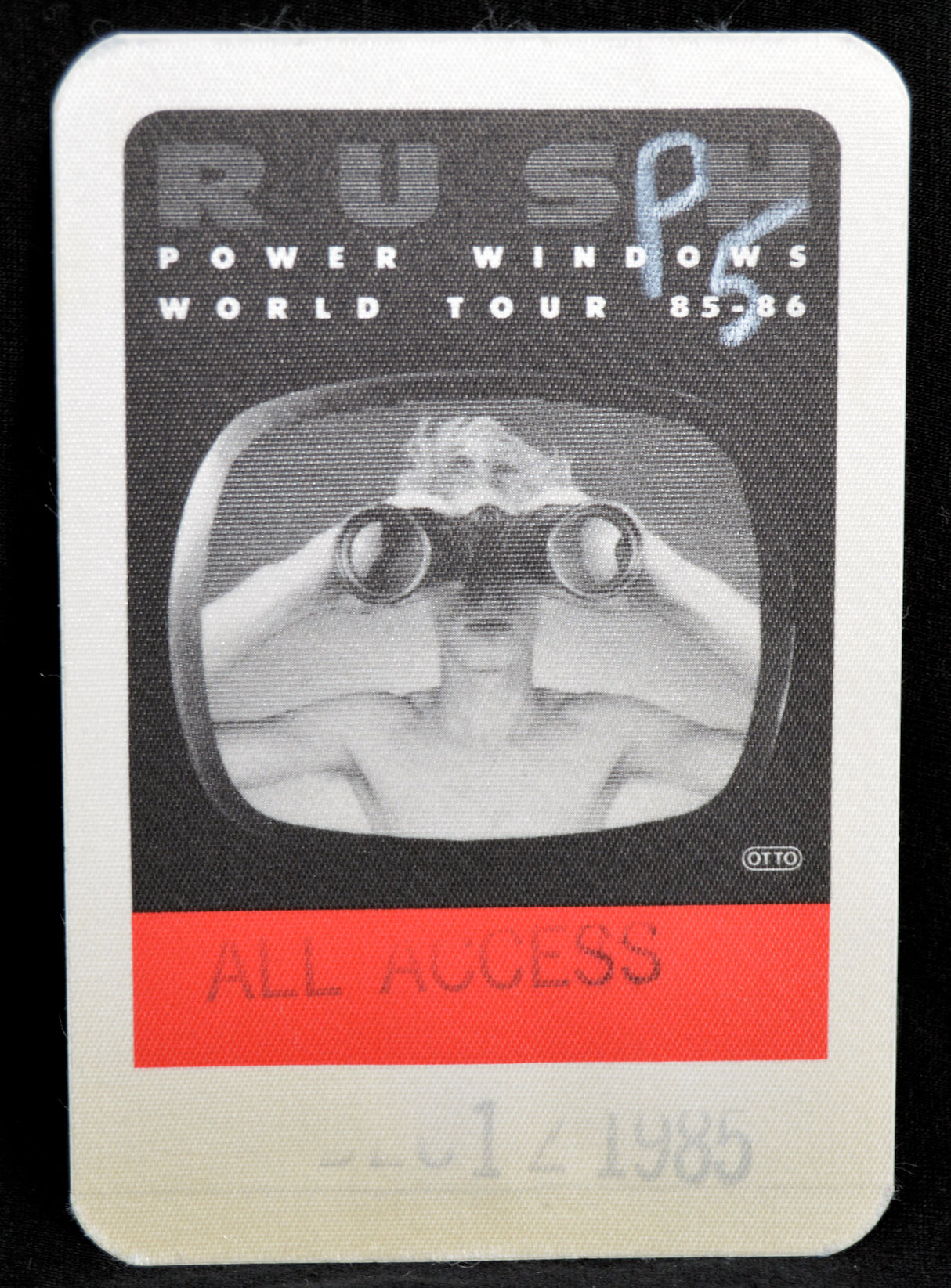 Rush - Power Windows Backstage Pass