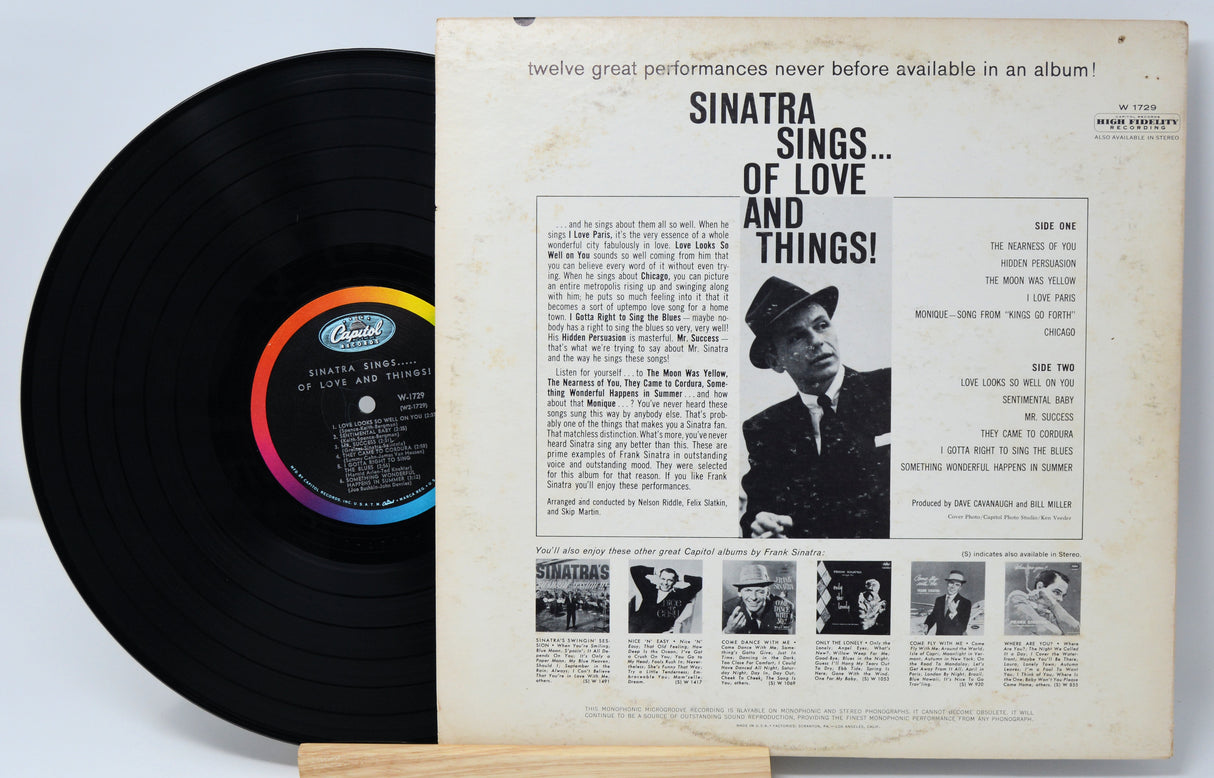 Sinatra, Frank - Sings of Love And Things