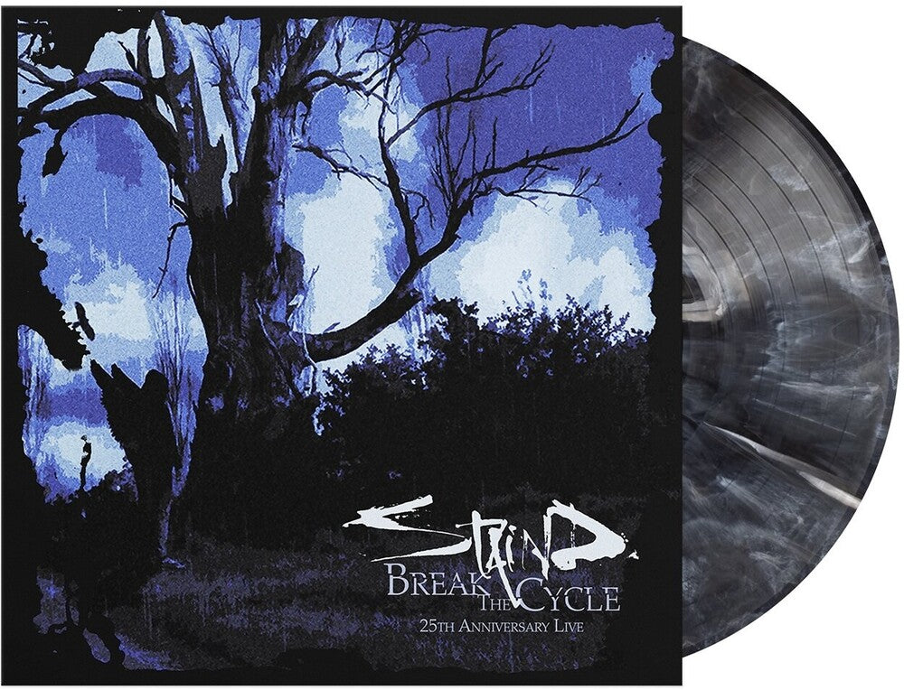 Vinyl record with a cover featuring a dark forest scene and album title 'Break the Cycle'.