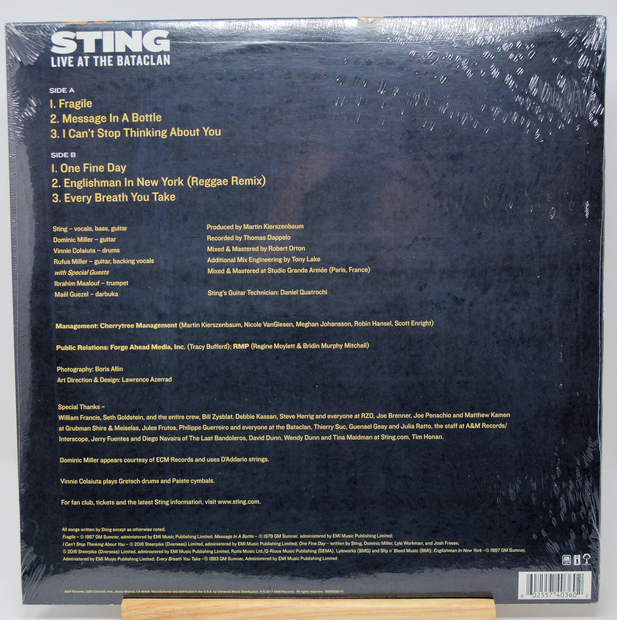 Sting - Live At The Bataclan