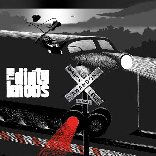 Album cover with a car, traffic light, and crossroads sign, featuring the text 'The Dirty Knobs'.