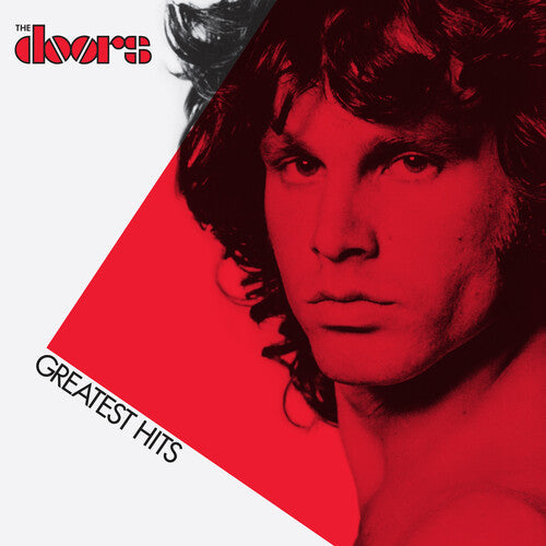 The Doors Greatest Hits album cover featuring striking red silhouette art