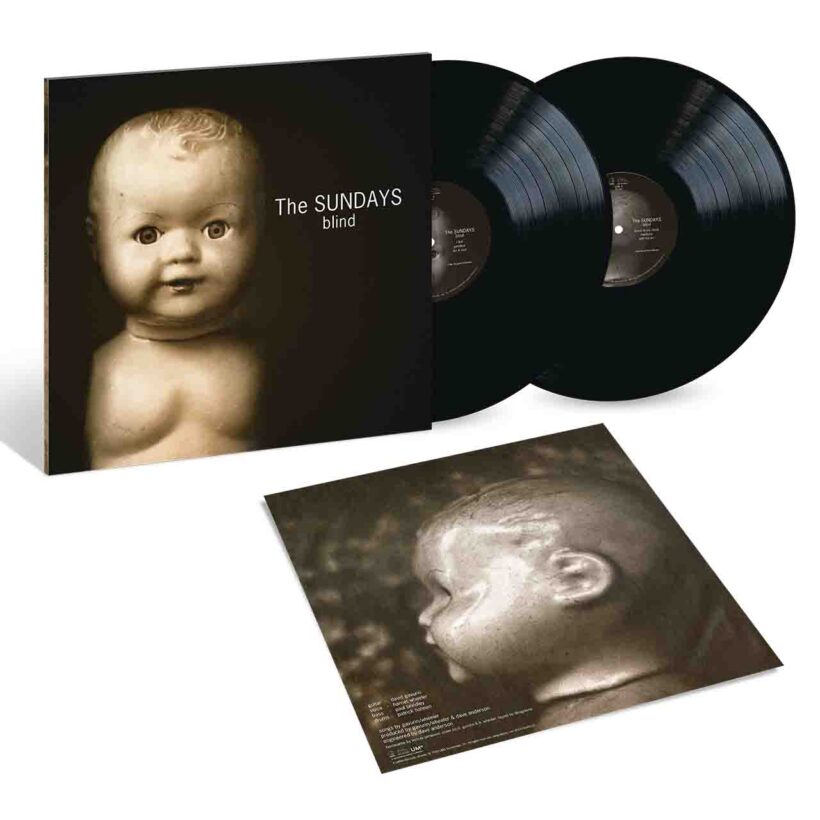 The Sundays Blind double vinyl album set with cover art and insert displayed