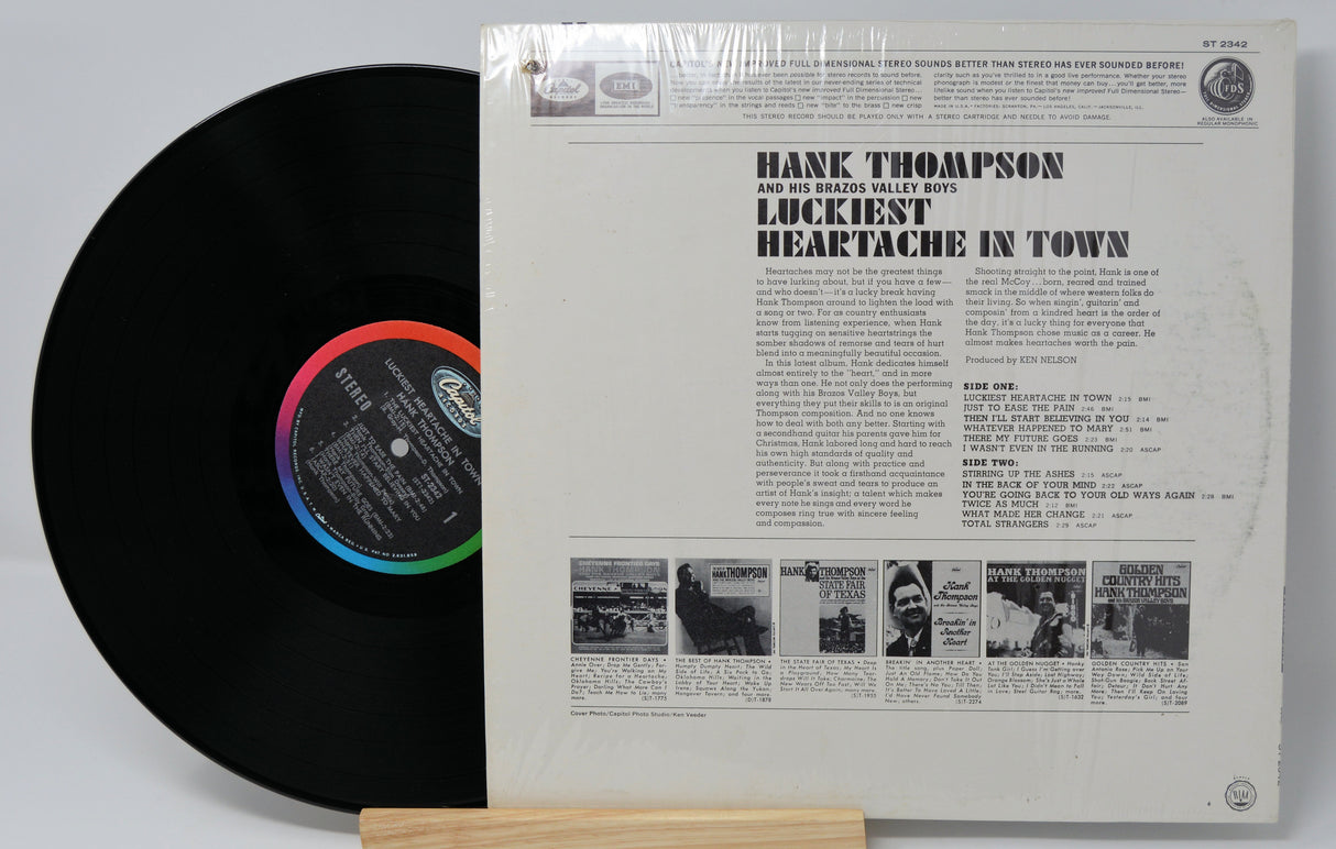 Thompson, Hank - Luckiest Heartache In Town