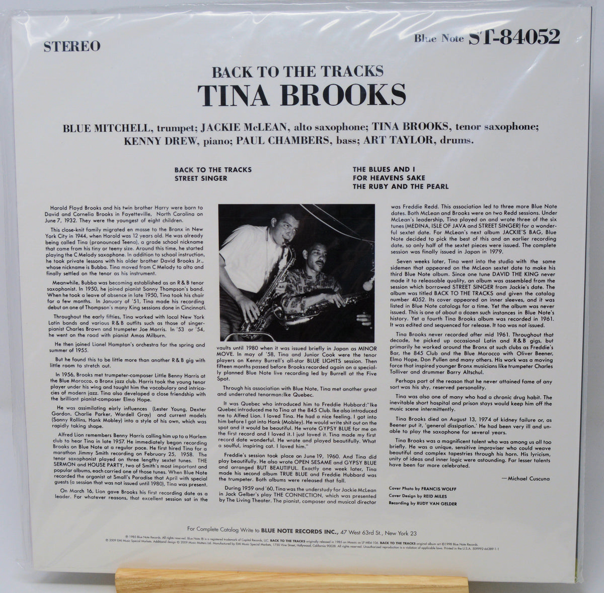 Brooks, Tina - Back To The Tracks