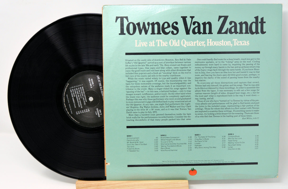 Van Zandt, Townes - Live At Old Quarter