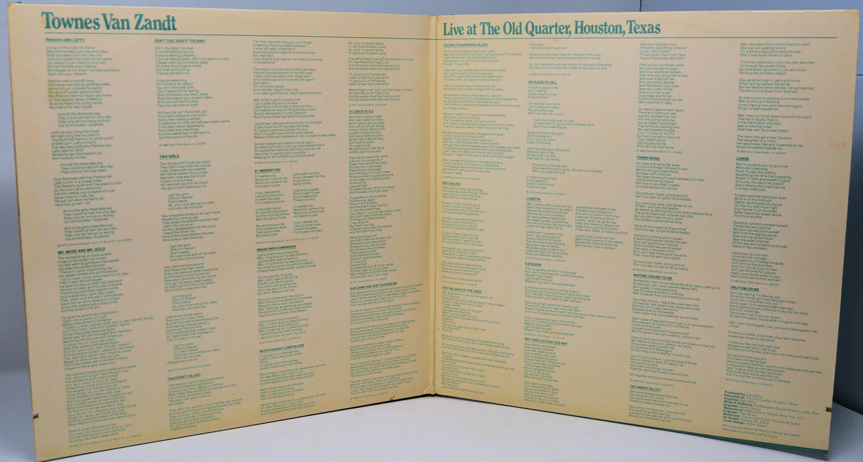 Van Zandt, Townes - Live At Old Quarter