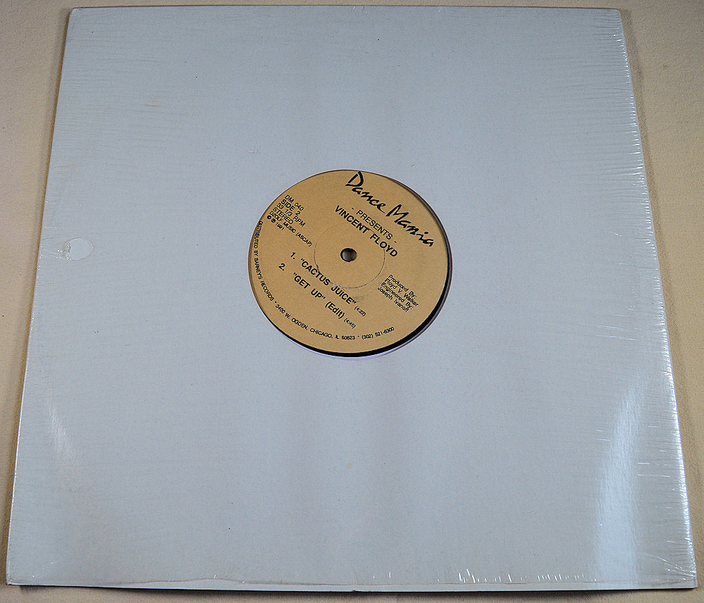Vincent Floyd I Dream You Get Up 12 inch Dance Mania vinyl in generic white sleeve