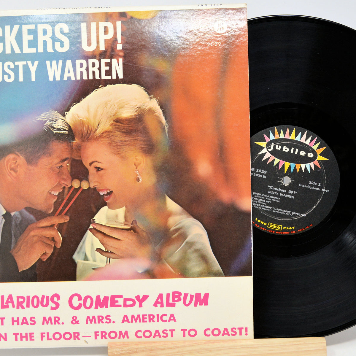 Rusty Warren Knockers Up, Vinyl Record Album LP, Jubilee 2029 Joe's
