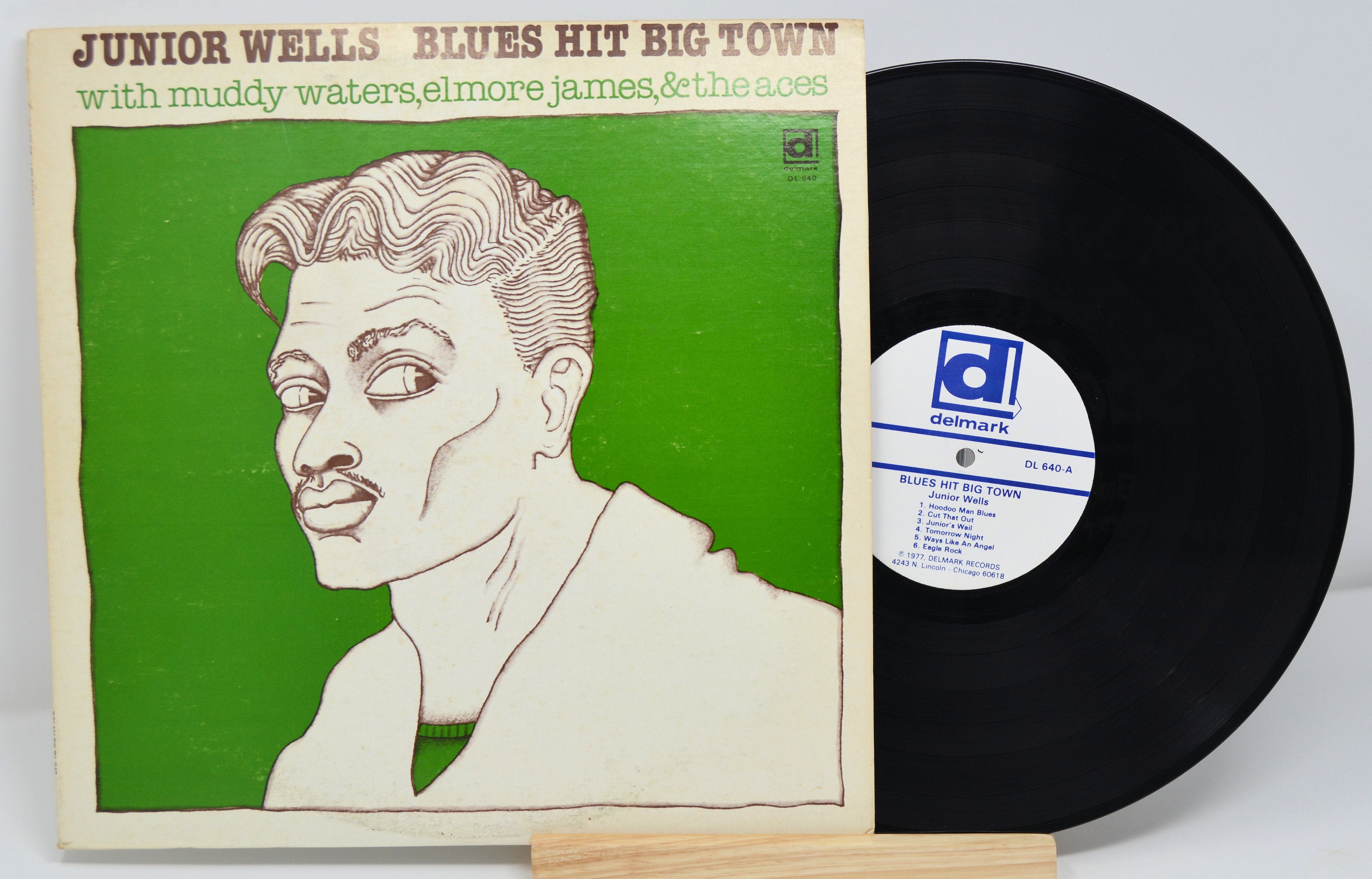 Junior Wells - Blues Hit Big Town, Vinyl Record Album LP, Delmark