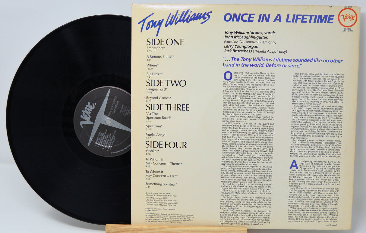 Williams, Tony - Once In A Lifetime