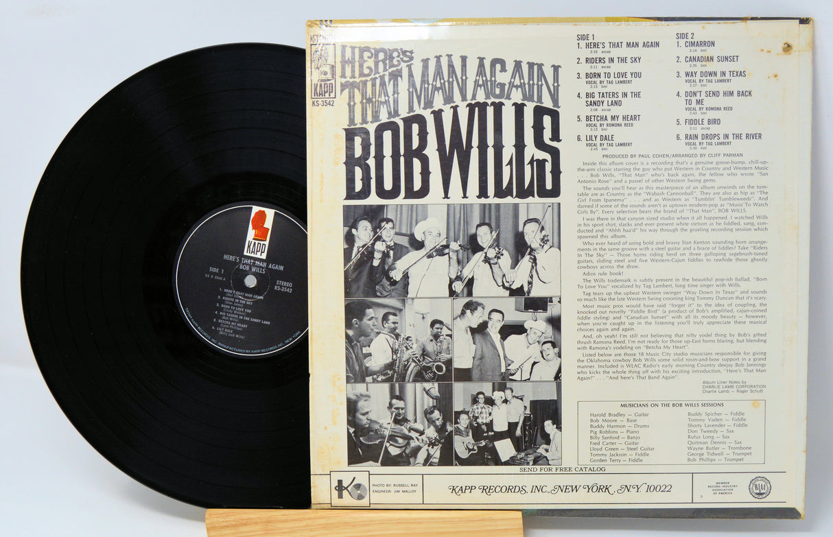 Wills, Bob - Here's That Man Again