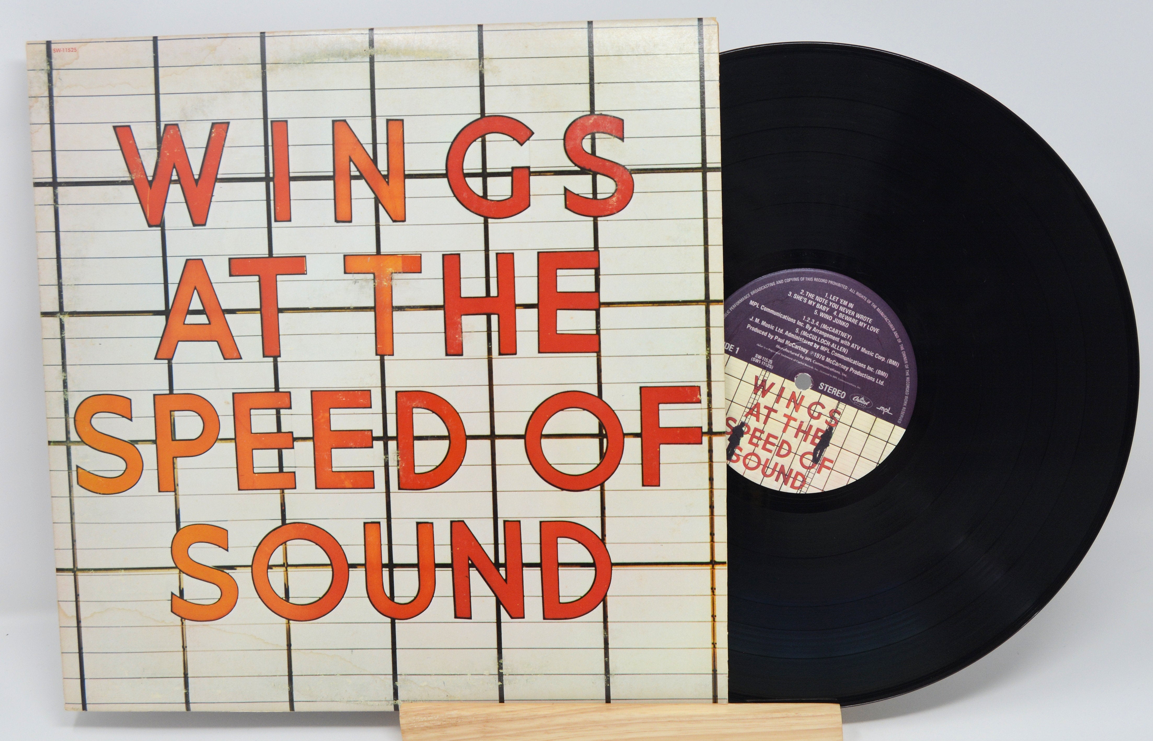Wings - At The Speed Of Sound, Vinyl Record Album LP, Used – Joe's