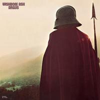 Person in a red cloak and helmet with an arrow, standing in a misty landscape.