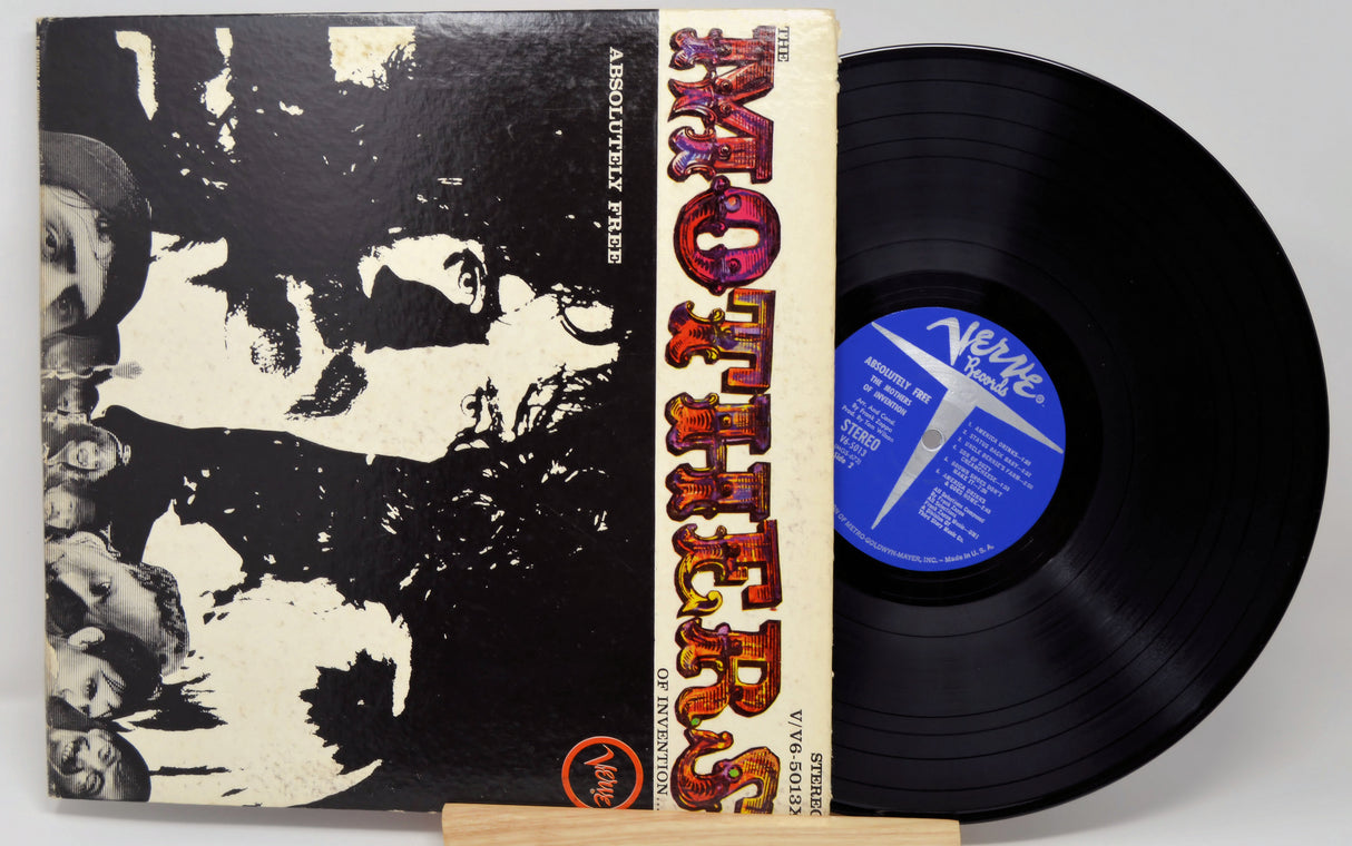 Vinyl record with cover featuring a graphic design and 'Verve' label.