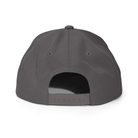 Anthrax - White on Gray Snapback HD Embroidered Hat