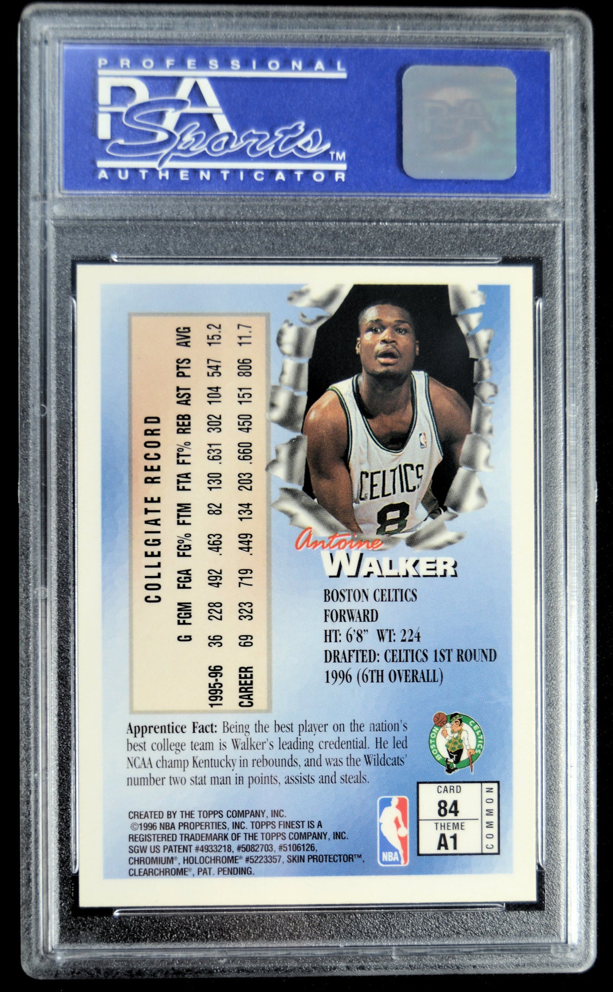 Walker, Antoine - 1996 Finest PSA9