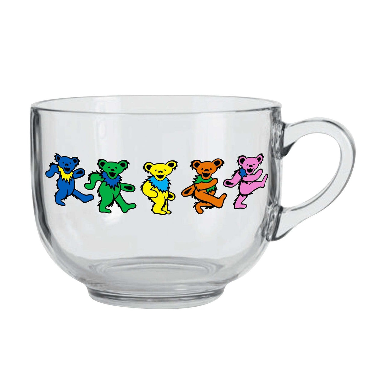 Grateful Dead - Dancing Bears - 22oz Glass Mug