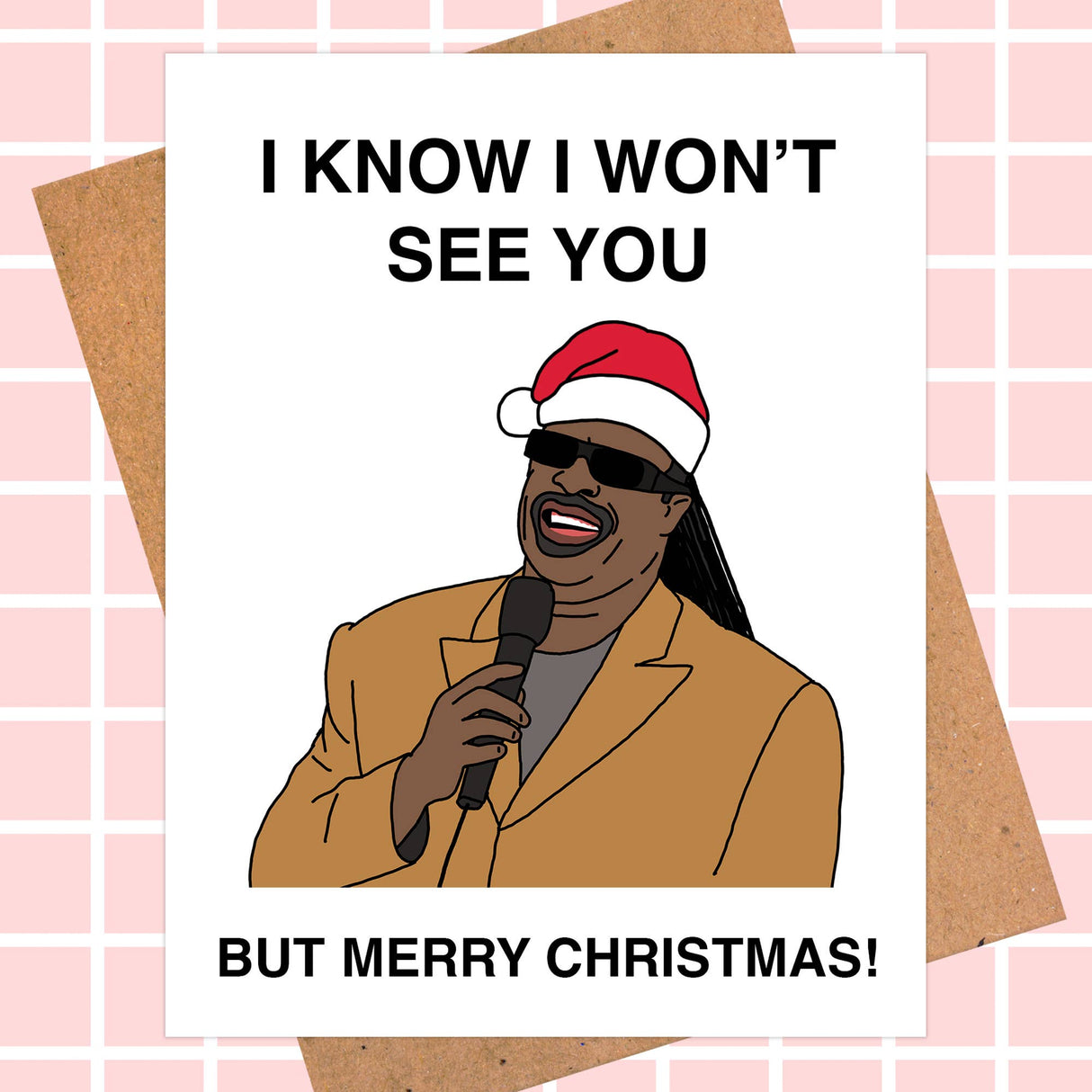Stevie Wonder Christmas Card - "I Know I Won't See You"