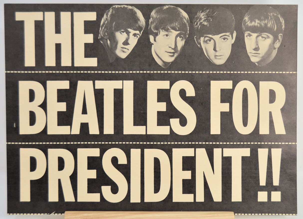 Beatles For President Poster