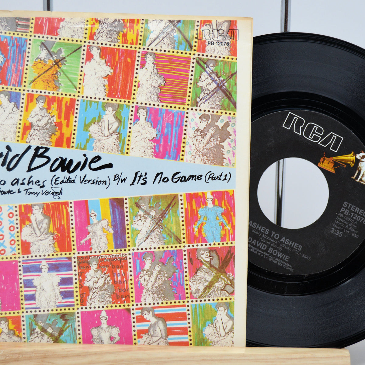 David Bowie Ashes To Ashes It s No Game 7 Vinyl Record RCA Joe david-bowie-ashes-to-ashes-it-s-no-game-7-vinyl-record-rca-joe
