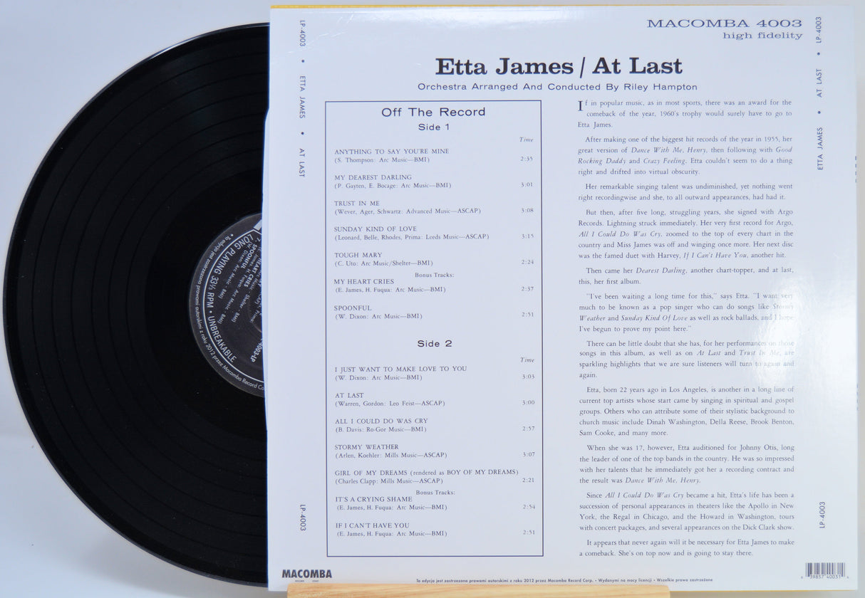 James, Etta - At Last