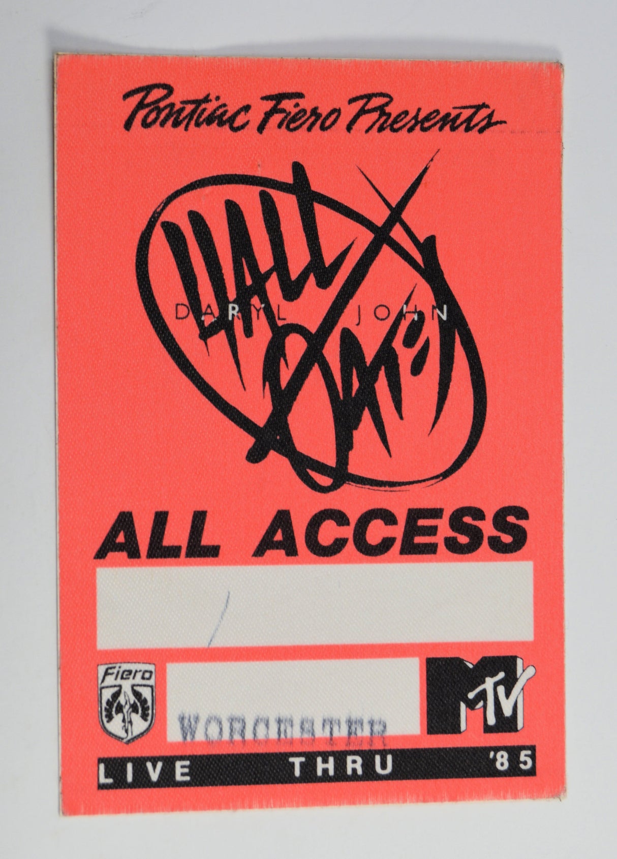 Hall & Oates - 1985 Backstage Pass