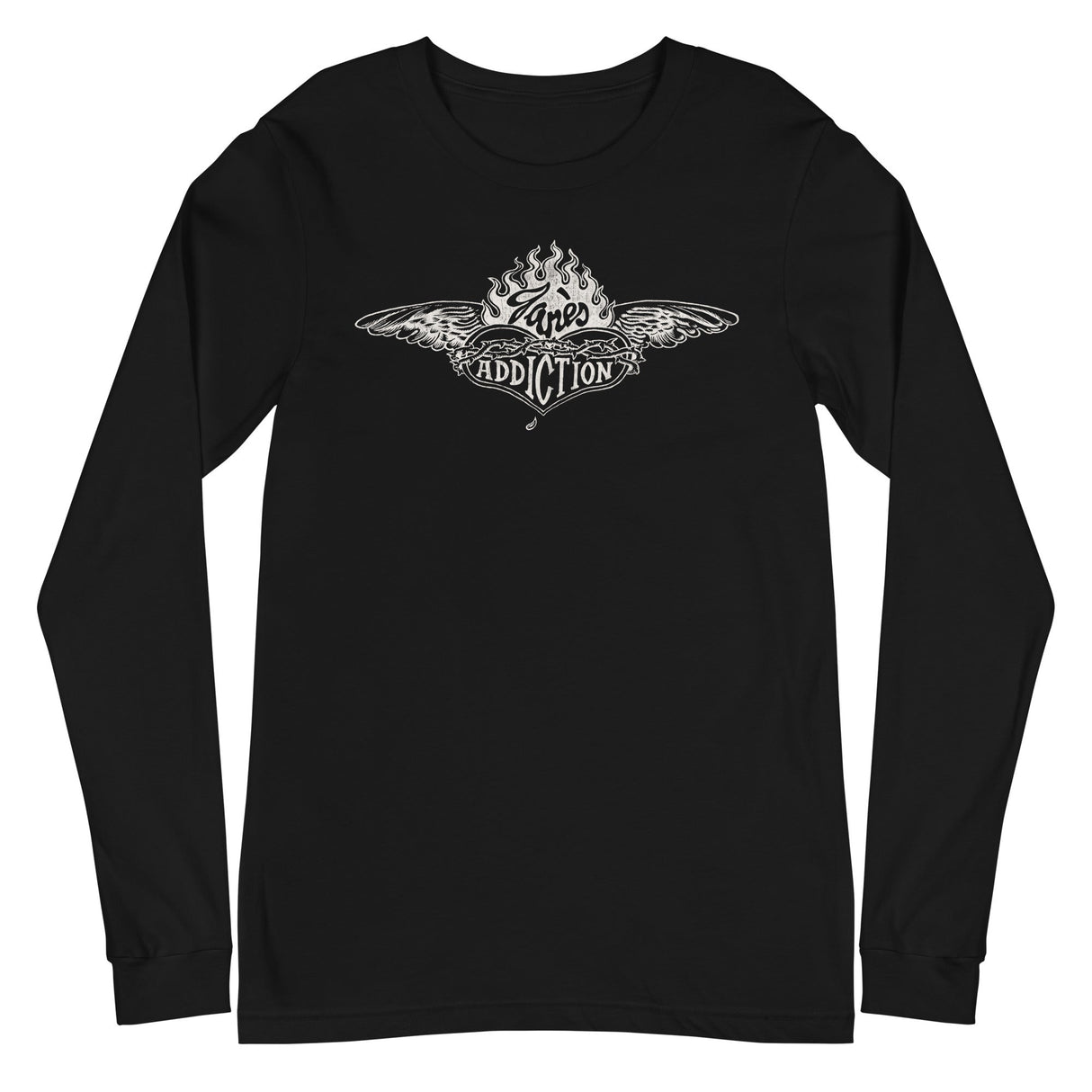 Jane's Addiction - Badge Logo Long Sleeve T-Shirt