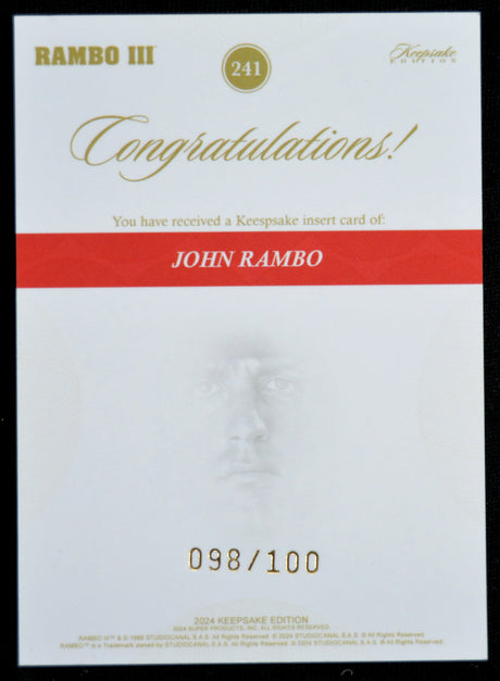 Rambo - Keepsake Collection 98/100