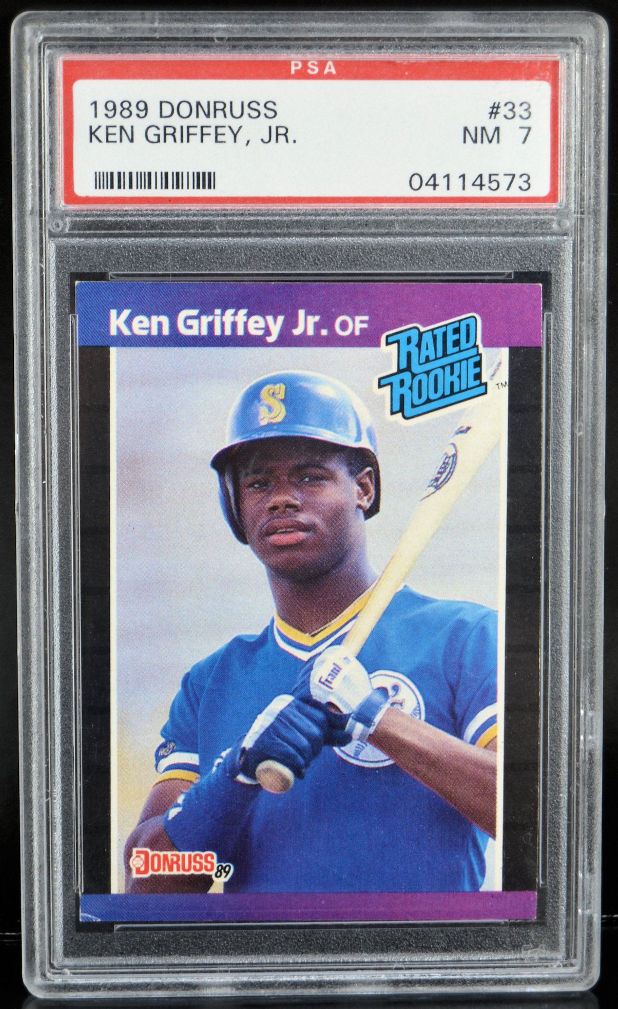 Batte De Baseball Ken Griffey Jr. - Rookies 1989 - Louisville Slugger 1/200 - Signée - Avec Tube