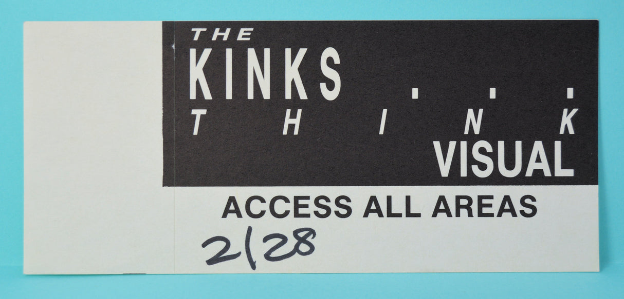 Kinks - Think Visual Backstage Pass